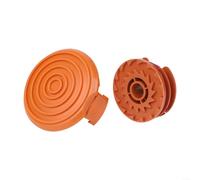 SMZhomeone 1 kit de rechange pour débroussailleuse Worx WG105-WG118, double ligne pré-enroulée en nylon avec capuchon ABS, outil d'entretien de jardin et cour
