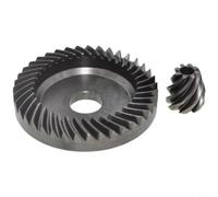 SMZhomeone 1 lot d'engrenages 316054990 pour meuleuse d'angle Metabo WEA17-125 de rechange en métal gris facile à installer bricolage atelier réparation utilisation