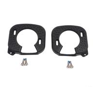 SMZhomeone 1 paire de couvre-crampons de pédale de vélo pour Speedplay pour ZERO X1 X2 X5, protecteur en résine ABS avec vis, noir argenté, accessoires de cyclisme de route