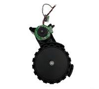 SMZhomeone 1 roue d'entraînement droite anti-enchevêtrement de remplacement pour Dreame D9 D9 Max F9 pour aspirateur robot L10 Pro, poignée antidérapante en alliage ABS pour le nettoyage du sol à la