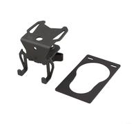 SMZhomeone 1 support de cartouche de gaz de camping pour table ≤ 25 cm, porte-bouteille en fer avec crochet ouvre-bouteille, clip pour économiser de l'espace pour le camping et la randonnée (crochet +