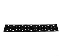 SMZhomeone 1 tampon de polissage à 53 trous avec système de fixation pour un polissage sûr et sans dommages, nylon léger noir 70 x 400 mm pour détails automobiles