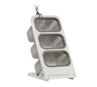 SMZhomeone Boîte de rangement pliable pour thé - Esthétique japonaise - Récipient multifonction pour capsules de café avec intérieur spacieux pour placard - 23 x 14,5 x 27,5 cm (B)
