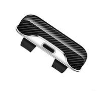 SMZhomeone Boîte de rangement pour lunettes de soleil de voiture avec texture en fibre de carbone, support sécurisé anti-chute pour la conduite et les voyages