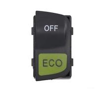 SMZhomeone Bouton d'arrêt pour Smart Fortwo 450 451 2008-2015 Interrupteur de tableau de bord 4 broches Eco Off Fonction ABS noir Remplacement sans lumière