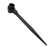 SMZhomeone Clé à cliquet en acier noir électrophorèse à queue pointue pour entretien de machine et de construction, tailles de 10 mm à 32 mm, 1 paquet (17-19 mm)