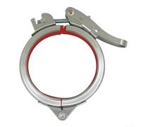 SMZhomeone Colliers de serrage rapide en acier galvanisé et caoutchouc - Fixation sûre - Collier de serrage robuste - Pour plomberie et climatisation - Réparation automobile pour bricolage domestique