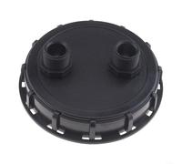 SMZhomeone Couvercle ventilé IBC 165 mm de diamètre avec filetage mâle épais de 32 mm, joint en caoutchouc blanc, anti-fuite, pour le stockage de l'eau de pluie, le jardin