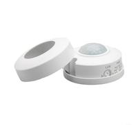 SMZhomeone Détecteur de mouvement pour plafonnier à 360 degrés PIR infrarouge Détecteur de corps AC 220-240 V pour couloir intérieur couloir
