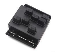 SMZhomeone Entraîneur d'accords de guitare pour débutants et joueurs expérimentés, design compact de 6,8 x 6,7 x 2,2 cm, matériau ABS, aide à la pratique sans douleur pour un accord facile