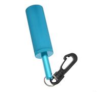 SMZhomeone Hochet de plongée en alliage d'aluminium avec crochet rapide rotatif, signal sonore clair pour communication sous-marine, équipement de plongée avec tuba bleu (bleu)