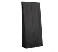 SMZhomeone Housse de miroir pleine longueur imperméable pour miroir sur pied en tissu Oxford noir 162,6 x 55,9 cm