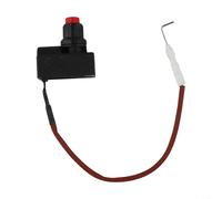 SMZhomeone IG & NB700C1 Lot de 1 allumage électronique à impulsions avec fil pour chauffage de terrasse à gaz, interrupteur à bouton-poussoir, câble résistant aux hautes températures, noir