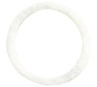 SMZhomeone Joint d'étanchéité en feutre de laine pour meuleuse Breville série 8, bague de rondelle de précision empêche les fuites, blanc 23 x 19 x 6 mm pour entretien domestique pour BARISTA