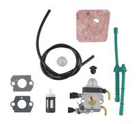 SMZhomeone Kit de carburateur pour Stihl-FS38 FS45 FS46 FS55 pour FS80 FS85 KM55 HL45 Series débroussailleuse taille-haie avec joints, filtre à air, tuyau de carburant, amorçage, œillet d'ampoule