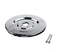 SMZhomeone Kit de garniture de douche de rechange pour 16090, rosace en acier inoxydable avec joint en mousse pour éviter les fuites, finition argentée polie de 175,7 cm de diamètre pour salle de bain