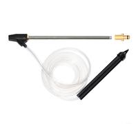 SMZhomeone Kit de pistolet à sable et humide pour nettoyeur haute pression - Adaptateur en laiton - Buse PA - Tuyau d'aspiration en acier - 28 m - Convient pour NILFISK pour GERNI, pour nettoyage