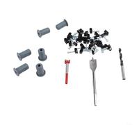 SMZhomeone Kit d'œillets muraux pour câble Starlink, design ondulé en silicone, gris, trou de 2,5 cm, protection de câble pour installation de maison et de camping-car