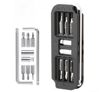 SMZhomeone Kit d'outils d'entretien de vélo 10 en 1 pour clé à douille en acier CRV avec couvercle magnétique, design compact et portable pour réparation de vélo de route et VTT