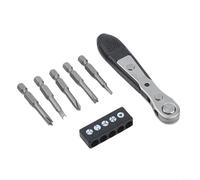 SMZhomeone Lot de 14 embouts de tournevis spéciaux en acier au chrome vanadium 50 mm 1/4 hexagonal PH SL Triangle Y U pour réparation d'appareils électroménagers Gris