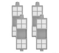 SMZhomeone Lot de 2/4 filtres lavables et réutilisables pour Roomba 205 DustCompactor, kit de filtre de rechange HEPA pour poils d'animaux et poussière fine, installation facile (lot de 4)