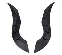 SMZhomeone Lot de 2 autocollants 3D en forme de dragon de toit de voiture avec motif de style gothique, matériau ABS haute résistance, toit auto résistant aux intempéries (noir)