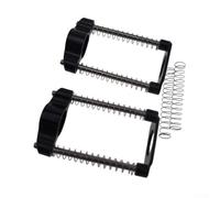 SMZhomeone Lot de 2 colliers de serrage pliables pour tige de vélo avec double boucle à ressort pour vélo Brompton, design à verrouillage rapide en alliage d'aluminium pour un pliage fluide et un