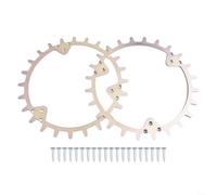 SMZhomeone Lot de 2 crampons de traction en acier inoxydable pour tondeuse Husqvarna-Automower 420/320/430X/435X/440/450X pour gazon humide et terrain de jardin inégal 255 mm