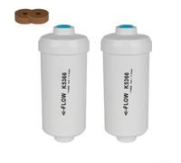 SMZhomeone Lot de 2 filtres à eau PF-2 pour systèmes Berkey, charbon actif pour réduction du fluorure, blanc, 20 x 20 x 10 cm, pour une eau potable propre dans la maison