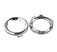 SMZhomeone Lot de 2 paires de garnitures de feux de brouillard chromées pour Jeep pour Renault 2019-2021 gauche et droite de rechange Oe 6Vm61Sz0Aa 6Vn96Sz0Aa 6Vn96Sz0Aa