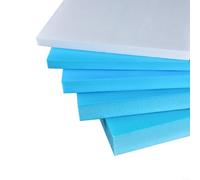 SMZhomeone Lot de 2 planches en mousse haute densité pour modèles architecturaux et tables de sable, modèle éponge extrudée bleue 30 x 10 x 2 cm pour l'urbanisme (bleu1)