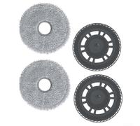 SMZhomeone Lot de 2 serpillères haute absorption pour Mova P50 Pro Ultra P10 E40 - Têtes en microfibre réutilisables - Balayage humide et sec - Pour sols durs