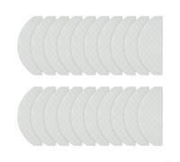 SMZhomeone Lot de 20 serpillères jetables pour aspirateur Laresar L6 Pro et ULTENIC pour aspirateurs robots T10, chiffons de nettoyage en microfibre pour taches d'huile, pour l'entretien du sol à