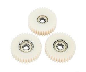 SMZhomeone Lot de 3 engrenages de moteur 36T pour vélo électrique - Engrenage planétaire en nylon avec roulements intégrés - Compatible avec les moteurs de vélo électriques Bafang, 47,5 x 13,5 mm