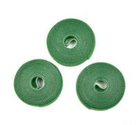 SMZhomeone Lot de 3 rouleaux de ficelle verte de jardin, attaches pour plantes et ruban de fixation auto-agrippant pour support de canne