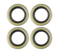 SMZhomeone Lot de 4 joints à double lèvre 34823 12192Tb pour essieux de remorque de 907 kg, acier avec ressort en caoutchouc, compatible avec les broches Bt8 et roulement L44643, lourd