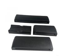 SMZhomeone Lot de 4 patins de ponçage incurvés réglables en polyuréthane pour polissage de carrosserie et surfaces convexes concaves avec tige souple, noir, 27 cm (A)