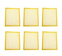 SMZhomeone Lot de 6 boudins en plastique découpables pour l'apiculture, pour la gestion de la ruche, contrôle des colonies d'abeilles, blanc, jaune, 41 x 51 cm, utilisation dans le jardin (45 x 55 cm