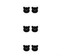 SMZhomeone Lot de 6 éliminateurs de poils d'animaux pour machines à laver, éponge réutilisable, piège à peluches et débris, nettoyant efficace pour les propriétaires d'animaux de compagnie, noir, 118