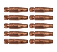 SMZhomeone MIG Lot de 10 embouts de contact coniques en alliage de cuivre 11T-30, compatibles avec Lincoln KP11T pour diffuseur de gaz Magnum 100L pour des applications de soudure interne stables de