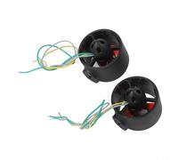 SMZhomeone Moteur d'hélice sous-marin sans balais pour bateaux télécommandés et modèles réduits, 12-24 V 300 KV haute performance en nylon PC, design compact pour la pêche et le kayak (1 paire)