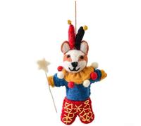SMZhomeone Ornements à suspendre en feutre de laine faits à la main pour décorer les arbres de Noël avec des thèmes saisonniers (hamster belle)