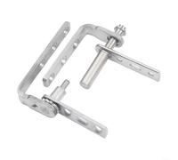 SMZhomeone Paire de charnières de porte double battante en acier inoxydable avec action de retour automatique pour café, bar, salon, supporte jusqu'à 20 kg pour usage résidentiel commercial (S)