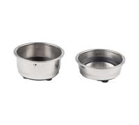 SMZhomeone Panier filtrant en acier inoxydable pour machine à café avec caoutchouc noir et tasse compatible avec Morphy Richards Derlla Konka Dolim (combinaison)