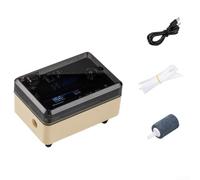 SMZhomeone Pompe à oxygène tactile 1,5 W ultra silencieuse 2L/min Aérateur d'air portable pour la pêche en plein air avec batterie longue durée et design étanche, vert (marron)