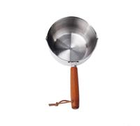 SMZhomeone Pot à lait au design élégant et pratique en acier inoxydable pour faire fondre le café, réchauffer la sauce, faire fondre le beurre (500 ml)
