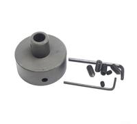 SMZhomeone Pour mini tour à bois, mandrin rond, construction en métal, poignée de 8 mm et 10 mm pour le tournage des perles et longues bandes de bois, pour les amateurs et les professionnels (10 mm)