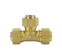 SMZhomeone Raccord de tuyau composite en laiton résistant à la pression, connecteur à vis conçu pour l'eau potable, le chauffage et l'air comprimé d'huile, aucune installation d'outil nécessaire (15,8