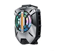 SMZhomeone Refroidisseur de téléphone portable à clip semi-conducteur pour gamers Ventilateur silencieux en ABS noir pour streaming et enregistrement vidéo (FS09 Basics)