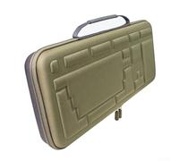 SMZhomeone Sac de rangement étanche pour clavier mécanique 84 touches, étui de voyage résistant à la poussière et aux chocs avec doublure douce, grande capacité pour câbles et accessoires, pour